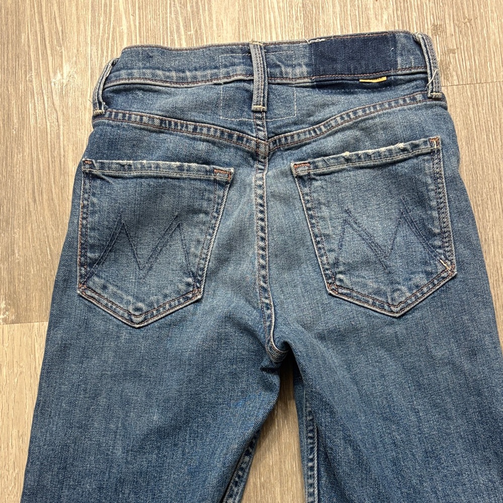 MOTHER Classic Blue Straight Leg Jeans